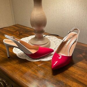 Beautiful Red and White Heels
